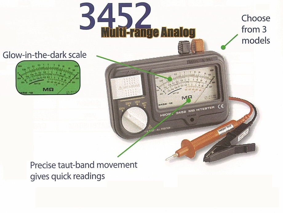 HIOKI 3452 mulri-range Analog